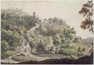Tivoli: widok willi Mecenasa, 1858 r.