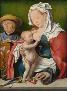 Święta Rodzina, c. 1520 autorstwa Joos van Cleve