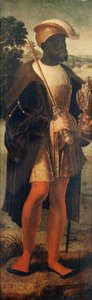 Baltazar Król Maurów, ok. 1525 (olej na płycie)