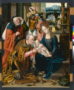 Adoracja Królów autorstwa Joos van Cleve