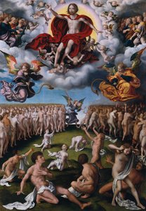 Sąd Ostateczny, ca. 1520-25. autorstwa Joos van Cleve