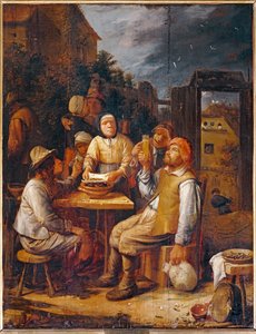 Les Mangeurs de moules - Zjadacze małży ... autorstwa Joos van Craesbeeck