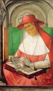Portret św. Hieronima (347-420) c.1475 (panel)