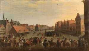 Rozwiązanie „Waardgelders” (najemnicy na żołdzie rządu miejskiego) przez księcia Mauritsa w Utrechcie, 31 lipca 1618