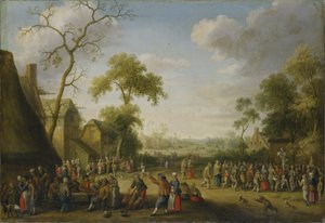 Scena wiejska, 1637 autorstwa Joost Cornelisz. Droochsloot