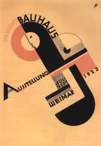 Reklama wystawy Bauhaus w Weimarze