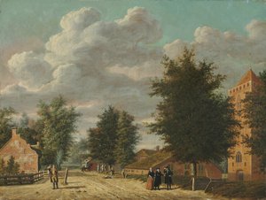 Widok wsi Eemnes, 1778.