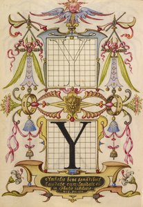 Węgierski - Przewodnik do konstruowania litery Y - Google Art Project autorstwa Joris Hoefnagel