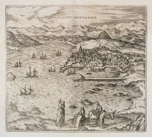Widok Santander autorstwa Joris Hoefnagel