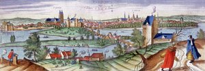 Widok na wycieczki, ok. 1561 r. (rycina) autorstwa Joris Hoefnagel