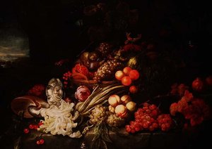 Martwa natura z koszem owoców autorstwa Joris van Son
