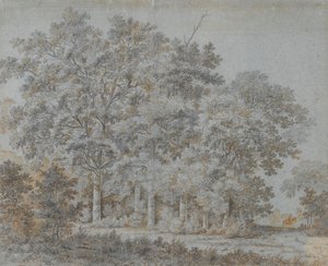 Las i jeździec autorstwa Joris van der Hagen