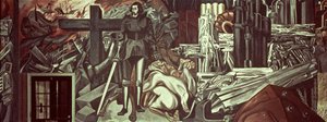 Cortez and the Cross, z „Eposu o amerykańskiej cywilizacji” autorstwa José Clemente Orozco