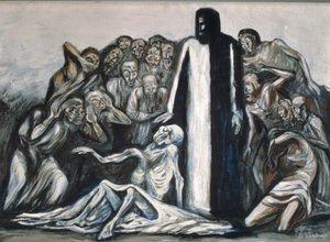 Wskrzeszenie Łazarza autorstwa José Clemente Orozco