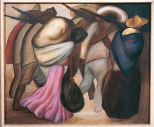 żołnierz XX wieku autorstwa José Clemente Orozco