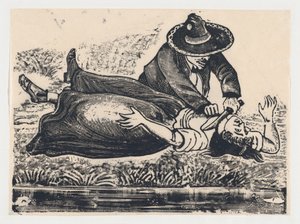 Francisco Guerrero, the waistcoat maker and cut throat, murdering a woman, ca. 19..., ca. 1905-1910.    1167162   pl       polish Successfully Translated  Original: Titelpagina voor Omnium pene Europae, Asiae, Aphricae, Americae gentium habitus Omnium pene