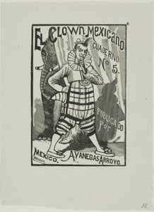 meksykański klaun, nie. 5 autorstwa José Guadalupe Posada