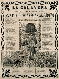 Popularny grawerunek Jose Guadalupe Posada autorstwa José Guadalupe Posada
