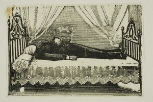 Śmierć generała Gonzalesa autorstwa José Guadalupe Posada