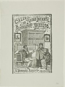 Gabinet lekarski autorstwa José Guadalupe Posada