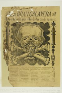 Wielka Calavera autorstwa José Guadalupe Posada