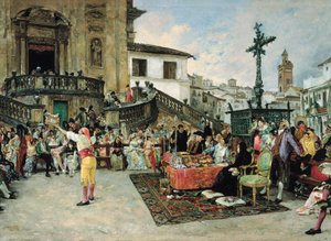 Loteria Świętych, obraz Jose Jimenez Aranda