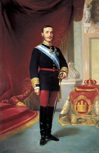 Portret Alfonsa XII (1857-1885) autorstwa José María Galván y Candela
