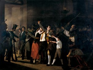 Strzelanie do hiszpańskich patriotów w Buen Suceso (o świcie 3 maja 1808 r.) autorstwa José Marcelo Contreras y Muñoz