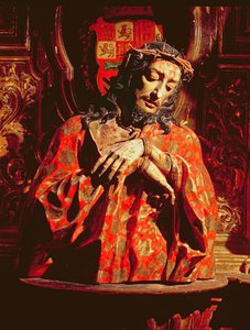 Ecce Homo (drewno polichromowane)