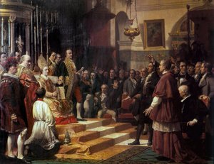 „Przysięga Cortes de Cadiz w 1810 r.” Obraz Jose Casado de Alisal (1832-1886). 1863