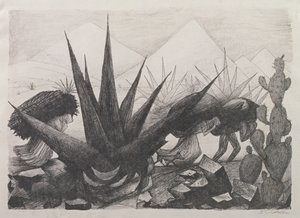 Indianie i rośliny Magney autorstwa José Clemente Orozco