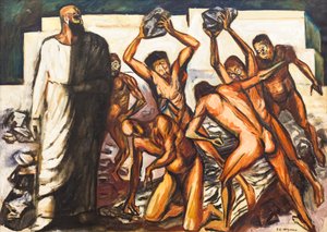 Męczeństwo świętego Szczepana autorstwa José Clemente Orozco