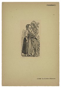 Pożegnalny pocałunek Maderisty i jego ukochanej autorstwa José Guadalupe Posada