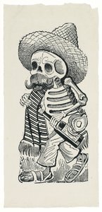 Czaszka Franciszka I. Madero autorstwa José Guadalupe Posada