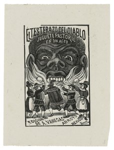 El Testarazo del Diablo, ok. 1900, drukowany 1942 (rycina) autorstwa José Guadalupe Posada