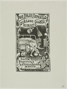 Udając duchy autorstwa José Guadalupe Posada
