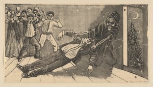 Objawienie ducha dona Juana Manuela Pachicie la Alfajorera autorstwa José Guadalupe Posada