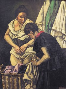Pralka Kobiety autorstwa Jose Gutierrez Solana