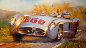 W Mille Miglia Juan Manuel Fangio, Mercedes Benz 300 SL