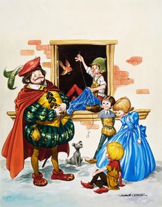 Chłopiec szyjący w oknie
