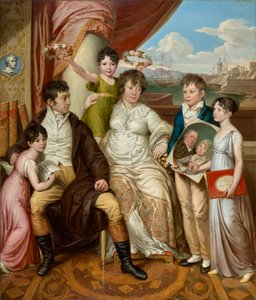 Rodzina hurtownika Johanna Christiana Edlera von Bruchmann