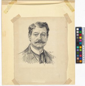 Autoportret Josef Engelhart 1914 autorstwa Josef Engelhart