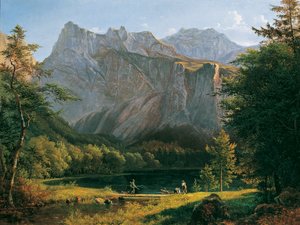 Tylne Langbathsee autorstwa Josef Feid