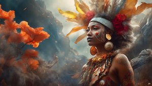 Dreamcore_dreamlike_scene-Aborigines_02 autorstwa Josef Johann Michel