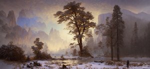 JJM odtwarza Bierstadt-A: Dolinę opadów śniegu w Yosemite
