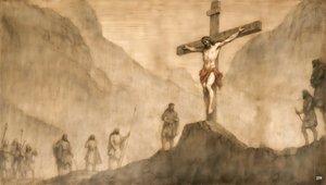Jesus_Crucifixion_03 autorstwa Josef Johann Michel