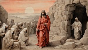 Jezus wskrzesza Łazarza z martwych_01
