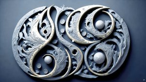enkaustyczna koncepcja Feng Shui YIN I YANG _03