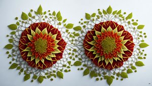 mandala: hibiscus-flower elements_01polish