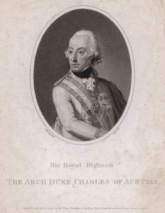 Arcyksiążę Karol, książę cieszyński, żołnierz austriacki autorstwa Josef Kreutzinger